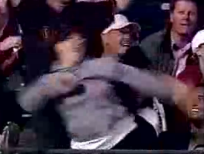 Crazy Dancing at a Baseball Game